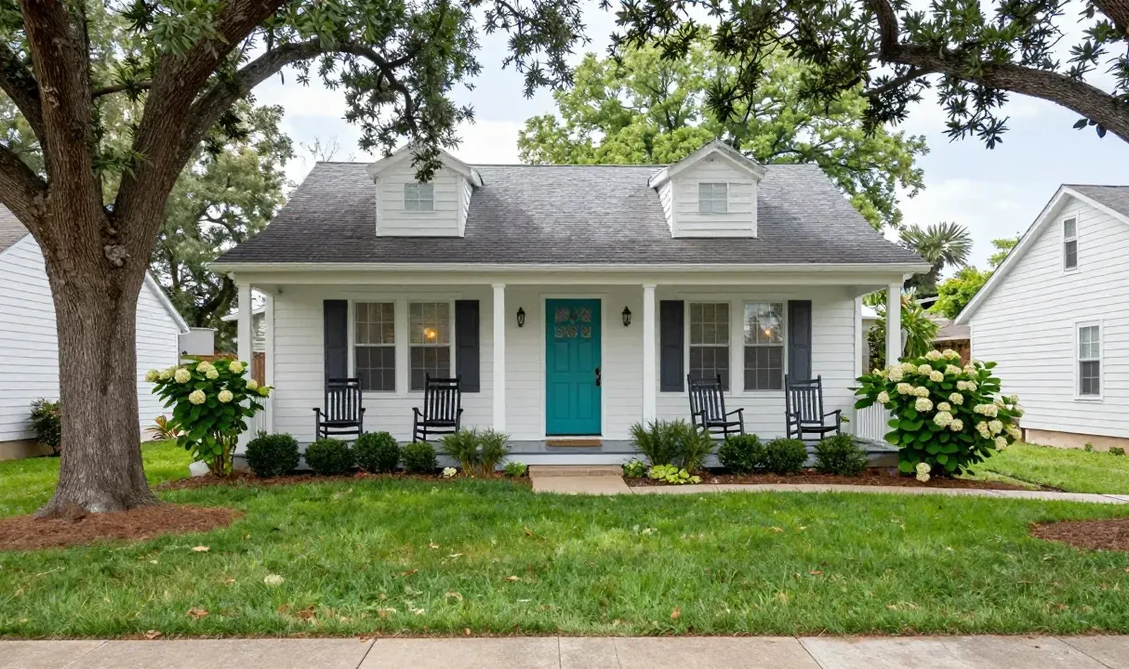 Same exterior after banner strip — no invented architecture