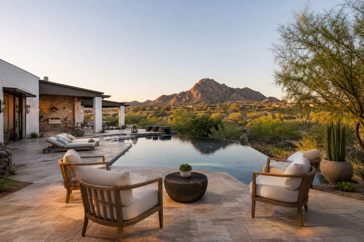 Pool exterior listing photo